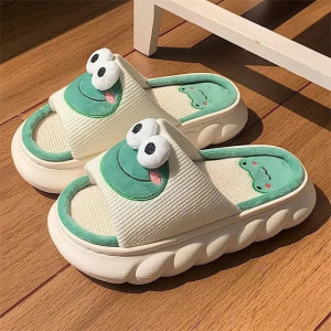 Süße Frosch Hausschuhe | Lustige & bequeme Geschenkidee