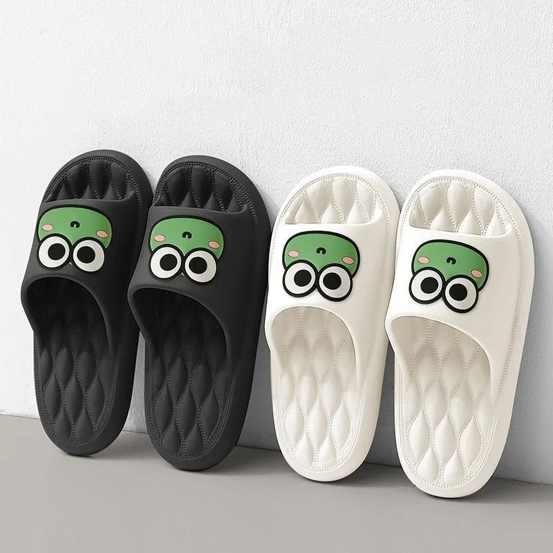 Froggy Smile Hausschuhe – Süße & bequeme Frosch Pantoffeln