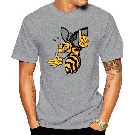 T-shirt Abeilles pour Homme gris