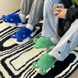 Süße Frosch Hausschuhe – Lustige & kuschelige Plüsch-Pantoffeln