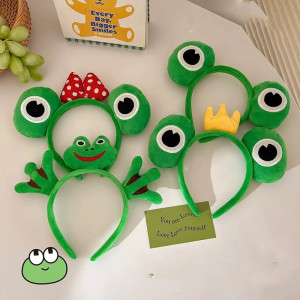 Frosch Haarreif mit großen Augen – Süßes Kawaii Accessoire