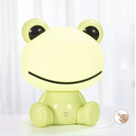 LED Nachtlicht Frosch | Süße Kinderlampe in Rosa & Grün