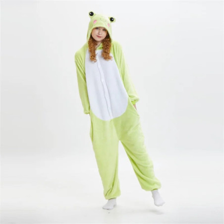 Kuscheliger Frosch Pyjama – Unisex, Bequem & Lustig