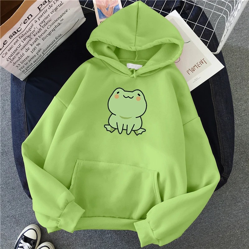 Süßer Frosch Hoodie – 6 Farben – Kuscheliger Pullover