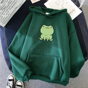 Süßer Frosch Hoodie – 6 Farben – Kuscheliger Pullover