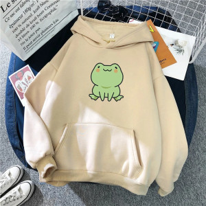 Süßer Frosch Hoodie – 6 Farben – Kuscheliger Pullover