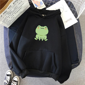 Süßer Frosch Hoodie – 6 Farben – Kuscheliger Pullover