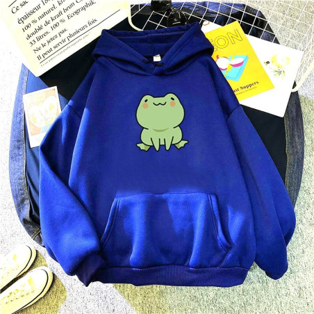 Süßer Frosch Hoodie – 6 Farben – Kuscheliger Pullover