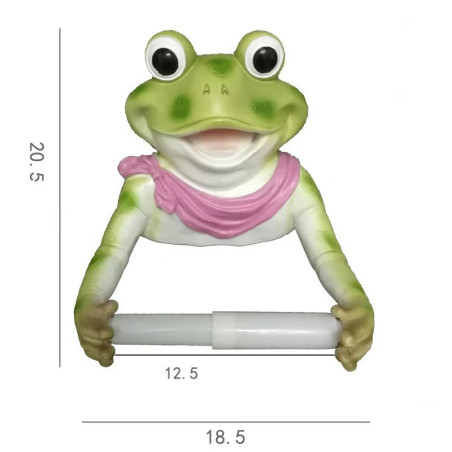 Lustiger Frosch Toilettenpapierhalter | 2 süße Designs