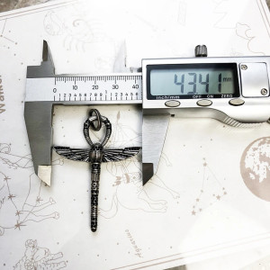 Ankh Skarabäus Anhänger aus 925 Silber | Ägyptischer Talisman