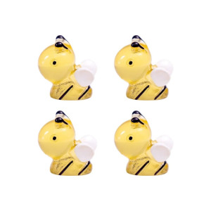 Leuchtende Mini Bienen Figuren (50 Stk) | DIY & Terrarium Deko