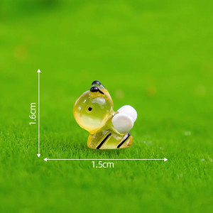 Leuchtende Mini Bienen Figuren (50 Stk) | DIY & Terrarium Deko