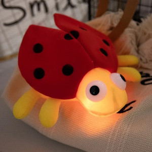 LED Marienkäfer Nachtlicht – Süßes leuchtendes Kuscheltier