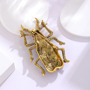 Barocke Juwelen-Skarabäus-Brosche – Mystischer Schmuck in 2 Farben