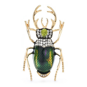 Barocke Skarabäus-Brosche – Exotischer Schmuck in 2 Farben