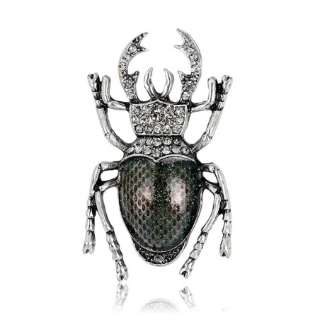 Skarabäus-Brosche Mineral – Mystischer Schmuck in 2 Farben
