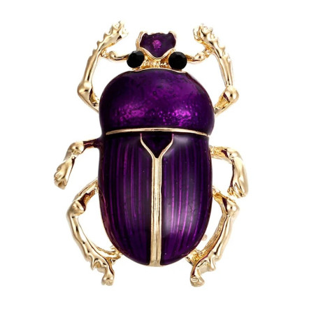 Galaktische Skarabäus-Brosche – Kosmischer Schmuck in 3 Farben