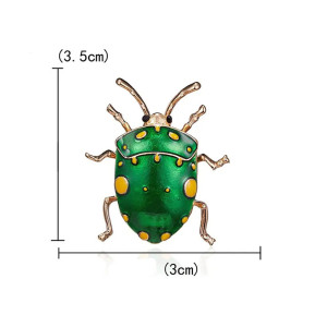 Kosmische Käfer-Brosche | Stylischer Insekten-Schmuck 3 cm