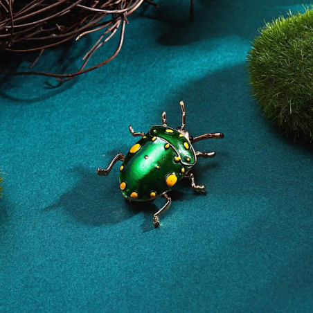 Kosmische Käfer-Brosche | Stylischer Insekten-Schmuck 3 cm
