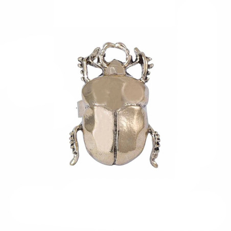 Mystischer Hirschkäfer Ring – Insekten Schmuck in Schwarz & Gold