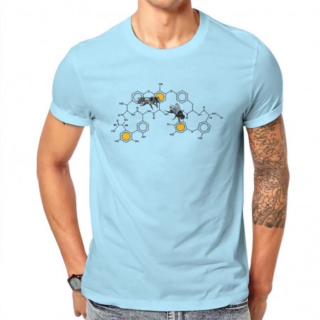 T-shirt homme Apiculteur  bley clair