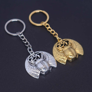 Mystischer Skarabäus Schlüsselanhänger – Schützendes Horusauge