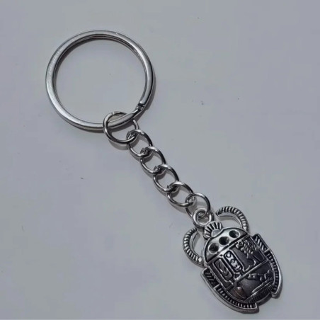 Schlüsselanhänger Mystischer Skarabäus Silber – Glanz & Symbolik