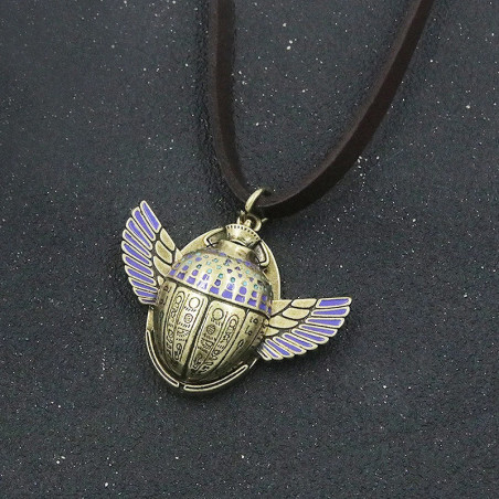 Skarabäus Halskette "Hieroglyphen-Schatz" | Ägyptischer Schmuck