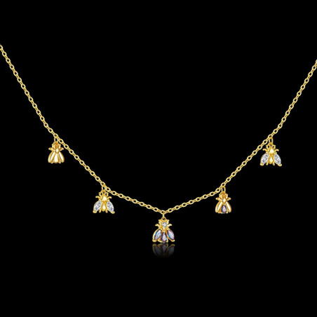 Sternbild Bienen-Halskette | Kostbarer Schmuck in Gold & Silber