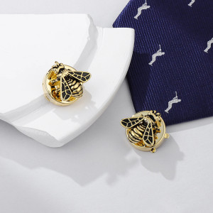 Knopf-Abdeckungen Goldene Biene - Luxuriöses Accessoire