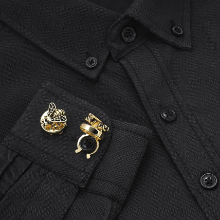 Knopf-Abdeckungen Goldene Biene - Luxuriöses Accessoire