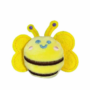 Süßer Bienen-Schlüsselanhänger aus Plüsch | Set 1-20 Stück