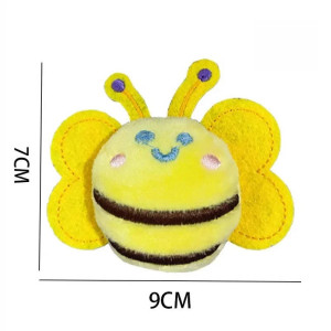 Süßer Bienen-Schlüsselanhänger aus Plüsch | Set 1-20 Stück