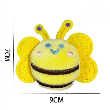 Süßer Bienen-Schlüsselanhänger aus Plüsch | Set 1-20 Stück
