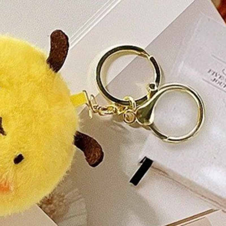 Bienen Schlüsselanhänger Bommel - Süßes & Flauschiges Accessoire!