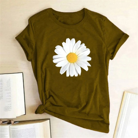 Margeriten T-Shirt für Bestäuber | Bienen Shirt aus Baumwolle