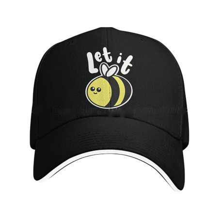 Lustige Bienen-Cap "Let It Bee" | Süßes Geschenk für Naturfreunde