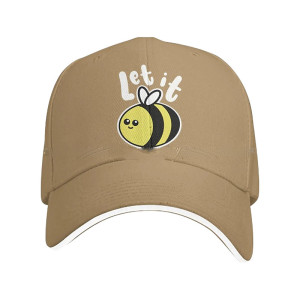 Lustige Bienen-Cap "Let It Bee" | Süßes Geschenk für Naturfreunde
