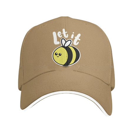 Lustige Bienen-Cap "Let It Bee" | Süßes Geschenk für Naturfreunde