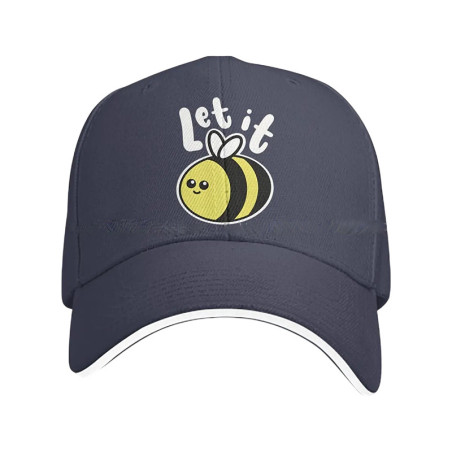 Lustige Bienen-Cap "Let It Bee" | Süßes Geschenk für Naturfreunde