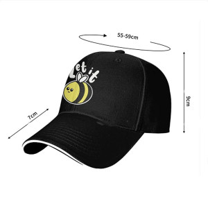 Lustige Bienen-Cap "Let It Bee" | Süßes Geschenk für Naturfreunde