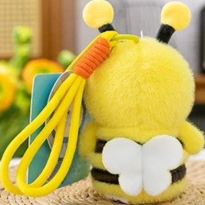 Kawaii Bienen Schlüsselanhänger aus Plüsch – Süßes Geschenk