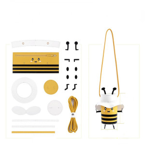 DIY Bienen-Tasche "Kreative Sammlerin" - Süß & Einzigartig