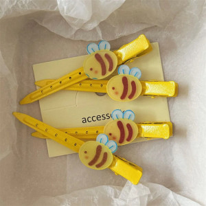 Bienen-Haarspange "Pastellzauber" - Süßer Haarschmuck (2er-Set)