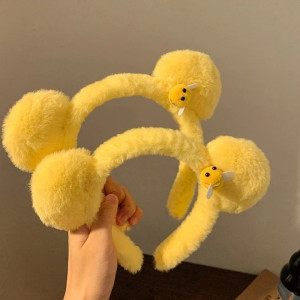 Bienen-Haarreif mit Pompoms | Süßes & lustiges Geschenk