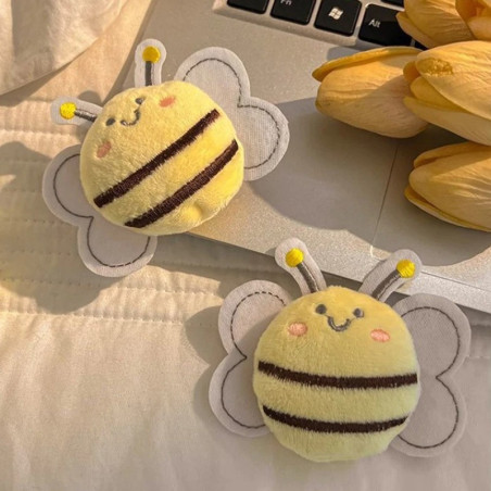 Pummelige Bienen-Haarspange - Süßes & lustiges Bienen-Accessoire