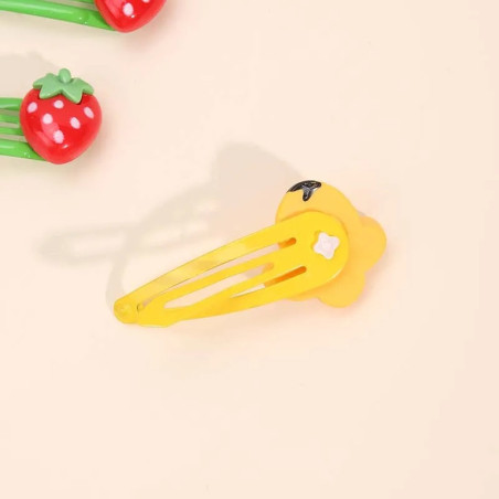Bienen & Früchte Haarspangen | 6er-Set bunter Haarschmuck