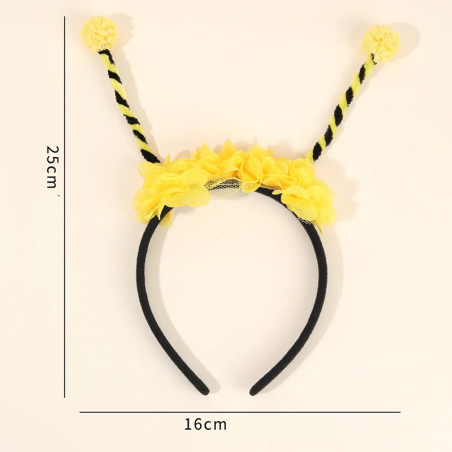 Bienen-Haarreif "Blumige Fühler" - Party & Kostüm Accessoire