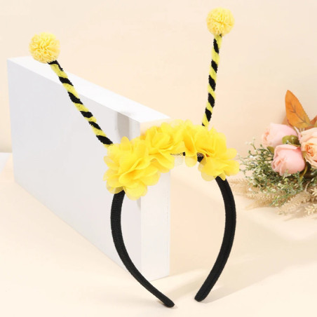 Bienen-Haarreif "Blumige Fühler" - Party & Kostüm Accessoire