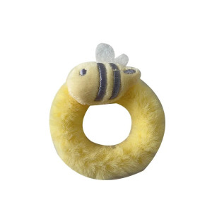 Süße Bienen Plüsch-Haargummis (5er-Set) - Flauschig & Weich